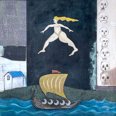 "FM Series, Viking Night" 20”x20”