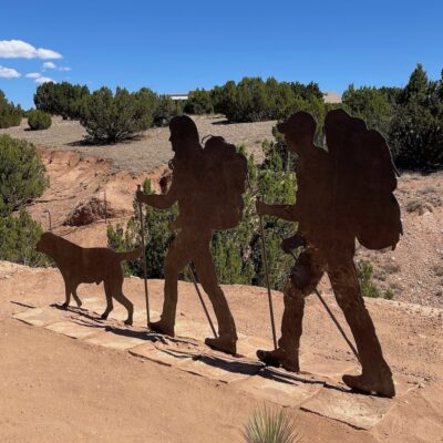 "Hikers" 38”w x 142”d x 71”h