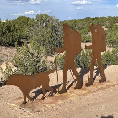 "Hikers" 38”w x 142”d x 71”h